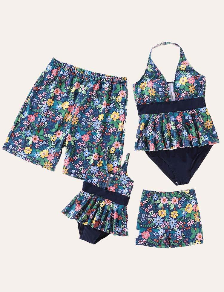 Floral Family Matching Swim Suit - CCMOM