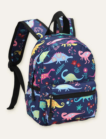 Cartoon Animal Full Printed Schoolbag Backpack