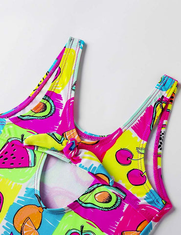 Fruit Printed Swimsuit