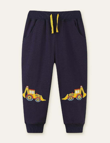 Tractor Appliqué Sweatpants