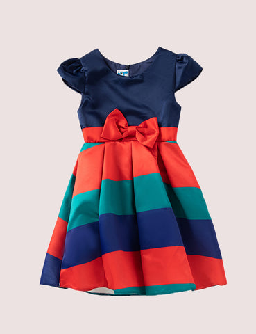 Red Bow-Knot Party Dress