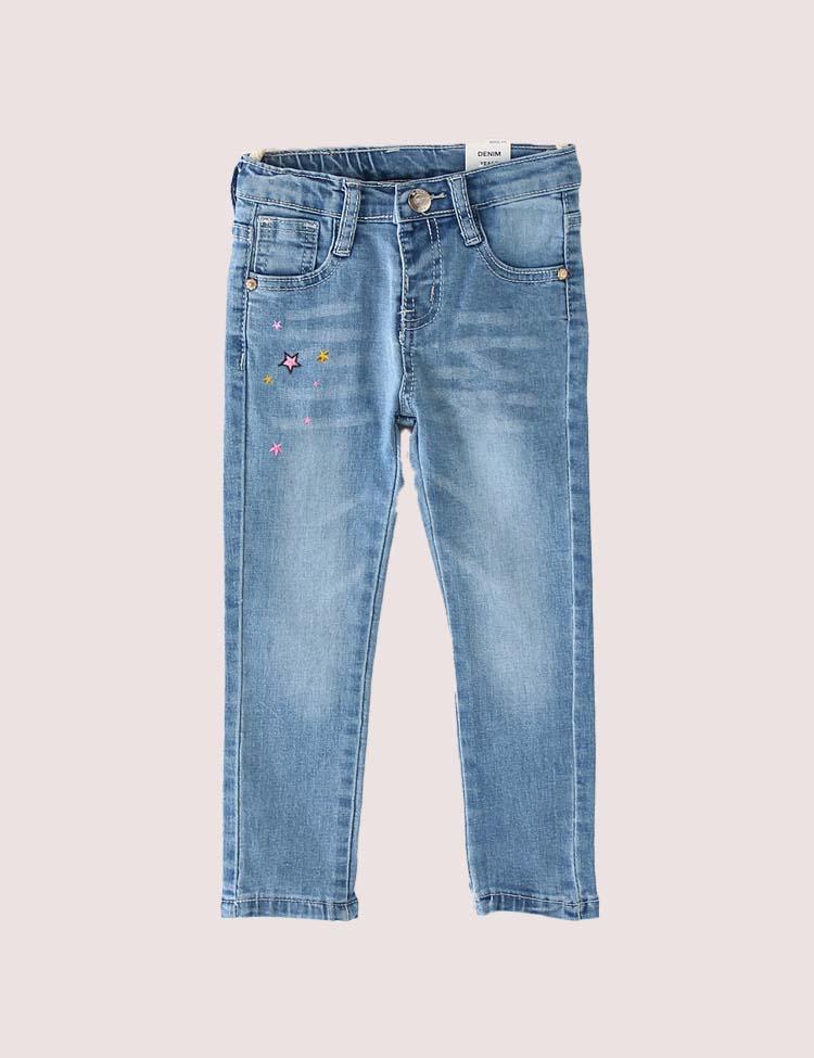 Embroidered Jeans - CCMOM