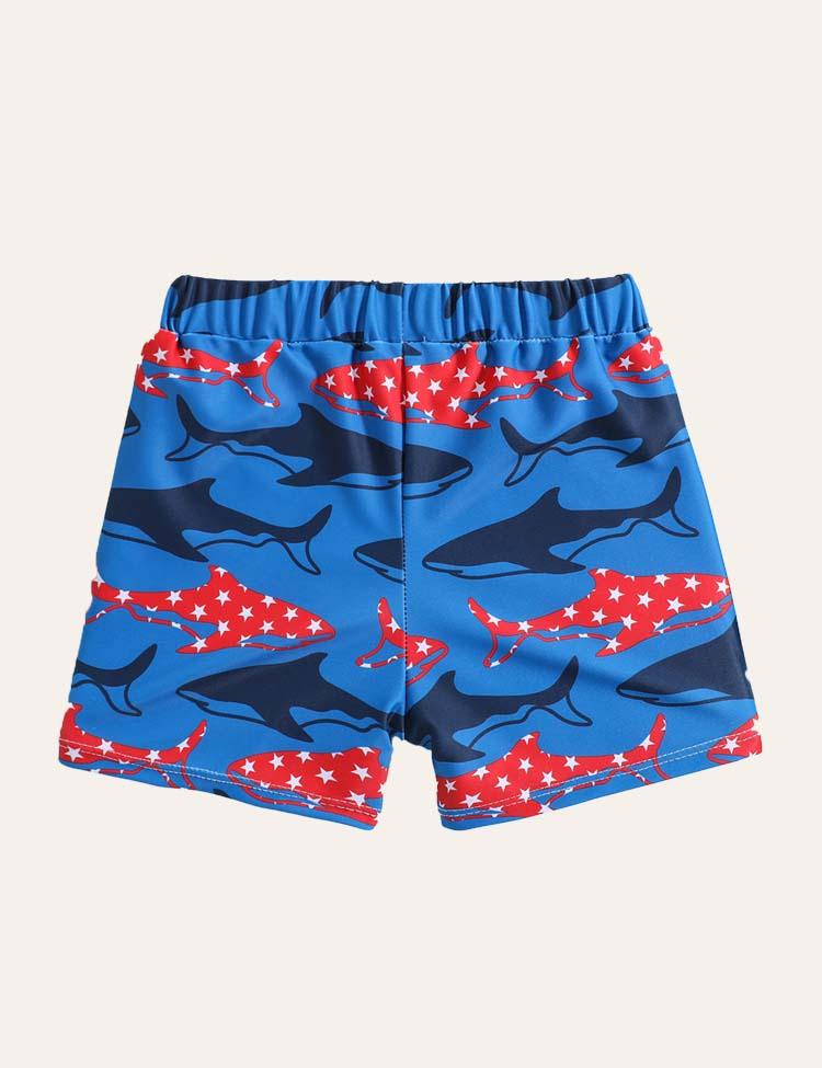 Shark Full Printed Swimming Shorts - CCMOM