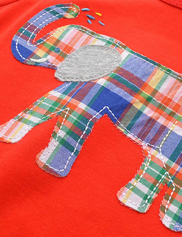 Elephant Appliqué T-shirt