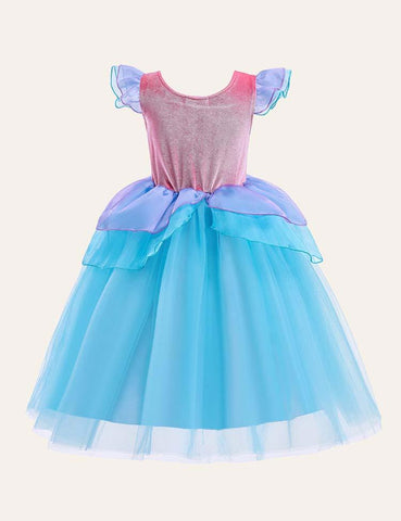 Mermaid Mesh Party Dress - CCMOM