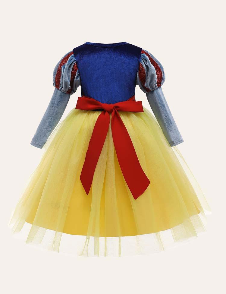 Snow White Mesh Party Dress - CCMOM