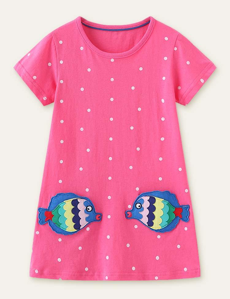 Fish Appliqué Dress - CCMOM