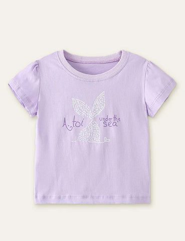 Mermaid Printed T-shirt