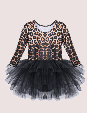 Leopard Print Ballet Dance Dress