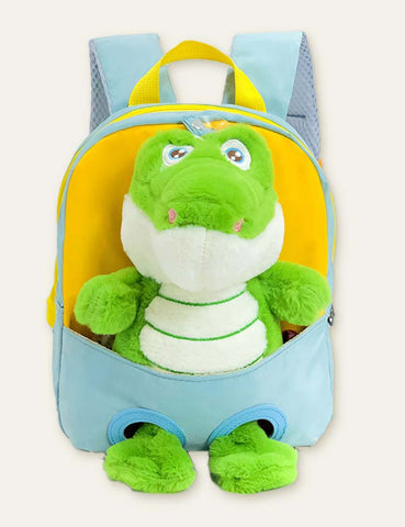 Plush Doll Crocodile Schoolbag Backpack