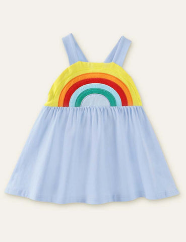 Rainbow Cross-Back Dress