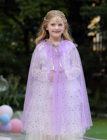 Mesh Sequins Party Cape - CCMOM