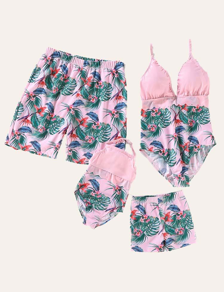 Floral Family Matching Swim Suit - CCMOM