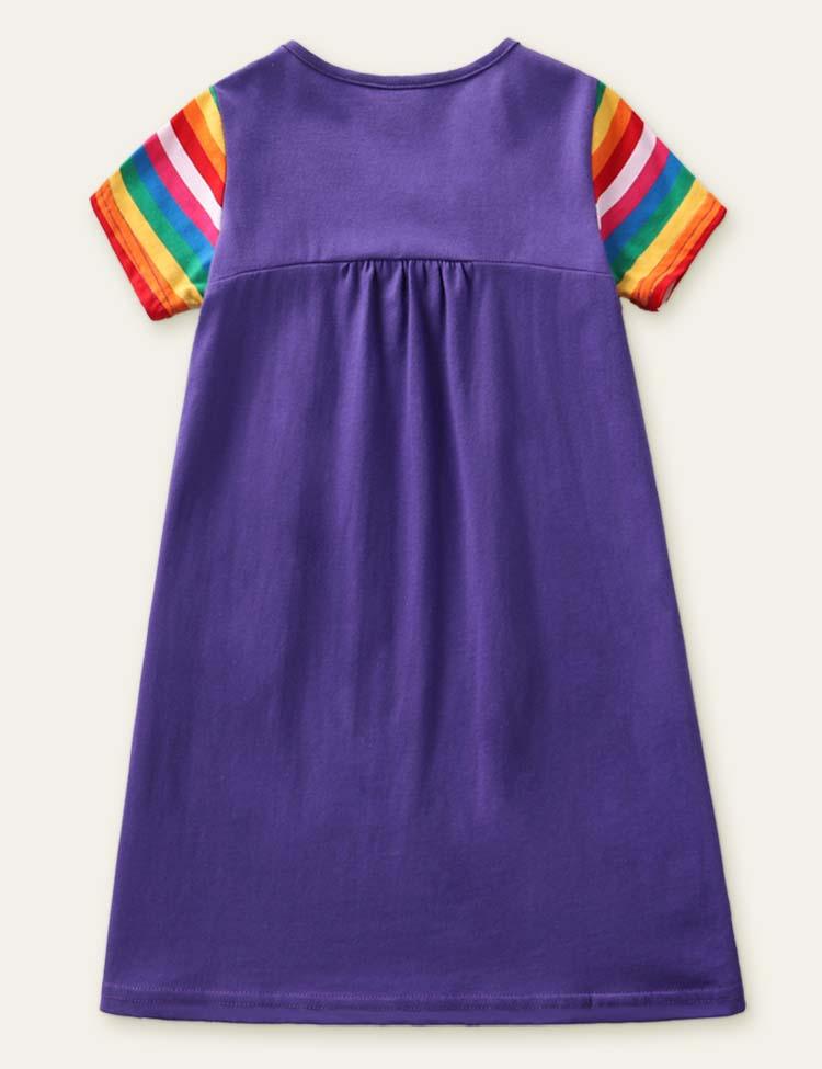 Unicorn Butterfly Rainbow Dress - CCMOM