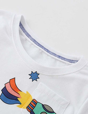 Rocket Printed T-shirt