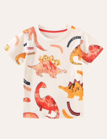 Dinosaur Printed T-shirt