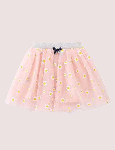 Daisy Mesh Skirt