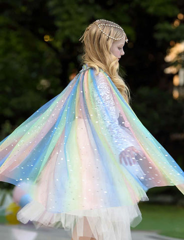 Mesh Sequins Party Cape - CCMOM