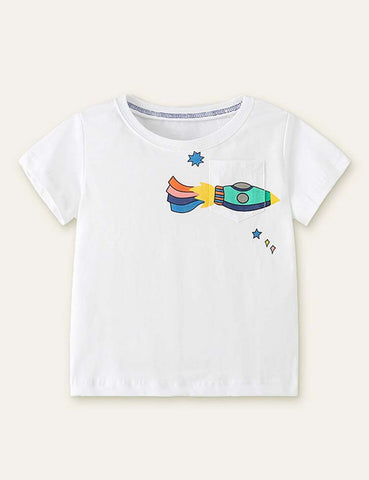 Rocket Printed T-shirt