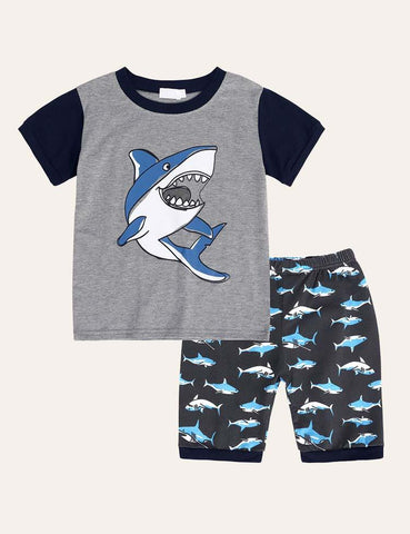 Shark Printed Set - CCMOM