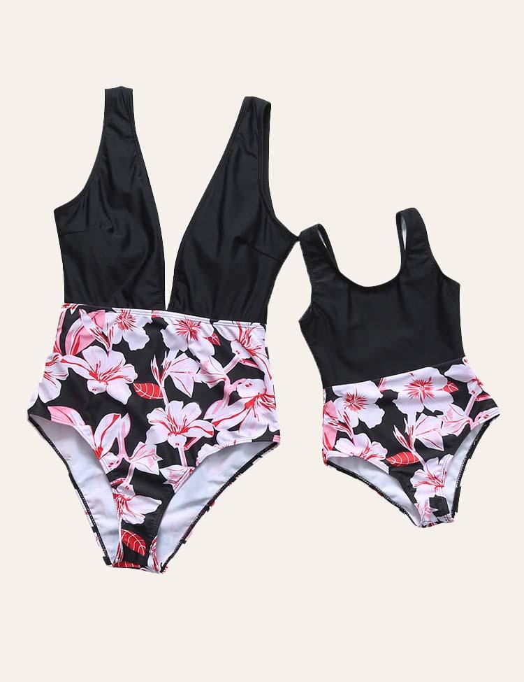 Floral Family Matching Swimsuit - CCMOM