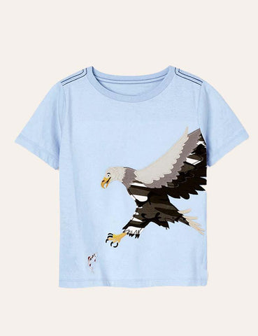 Eagle Appliqué T-shirt - CCMOM