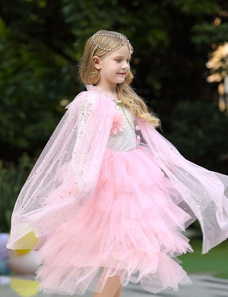 Mesh Sequins Party Cape - CCMOM