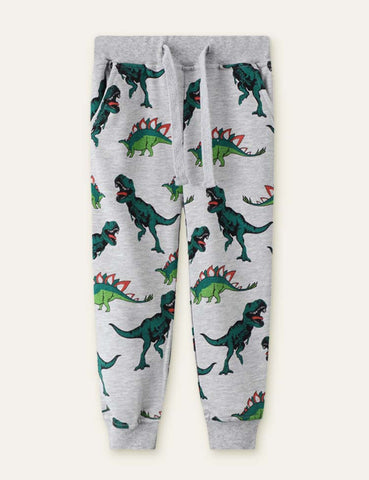 Dinosaur Printed Sweatpants