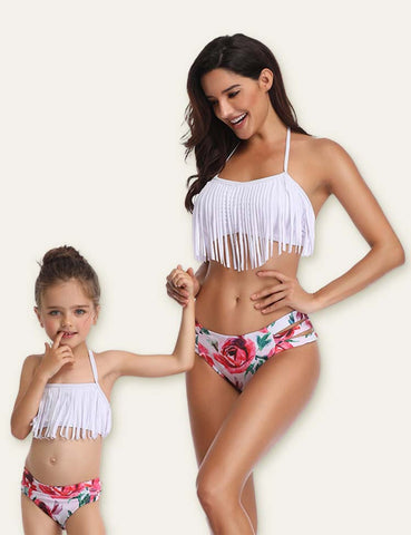 Tassels Family Matching Swimsuit