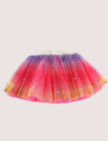 Star Mesh Party Skirt