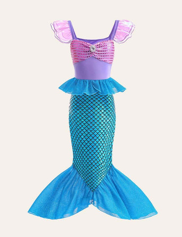 Mermaid Mesh Party Dress - CCMOM