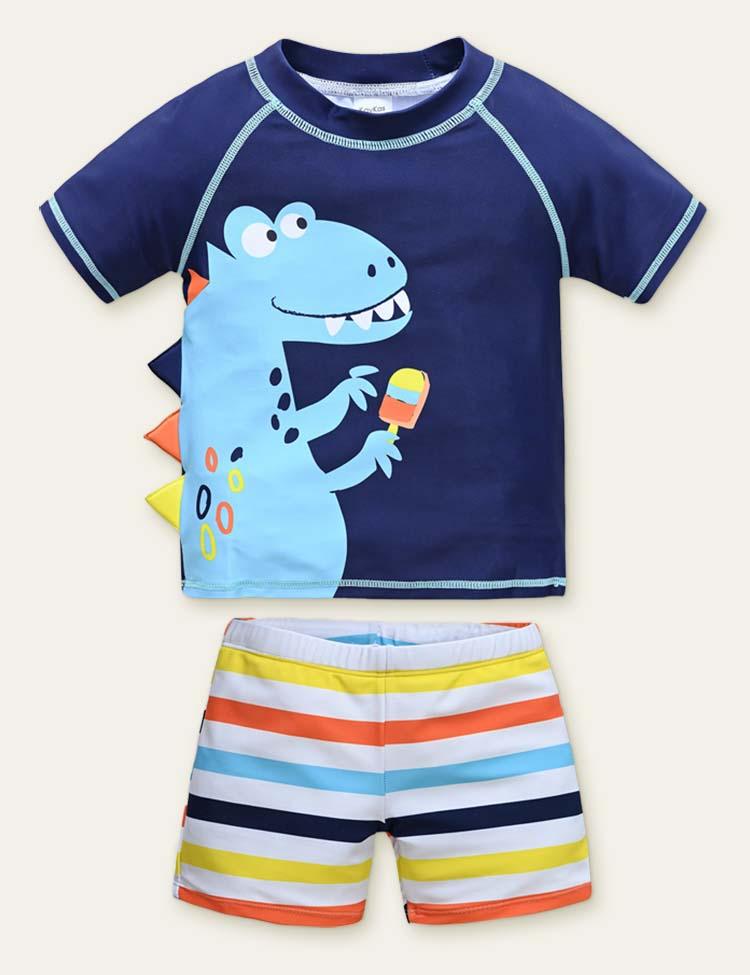 Shark Dinosaur Printed Swimsuit - CCMOM