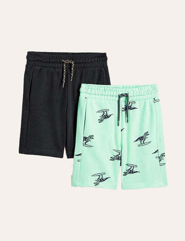 Dinosaur Printed Shorts