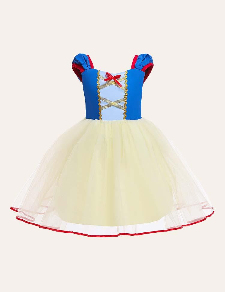 Snow White Mesh Party Dress - CCMOM