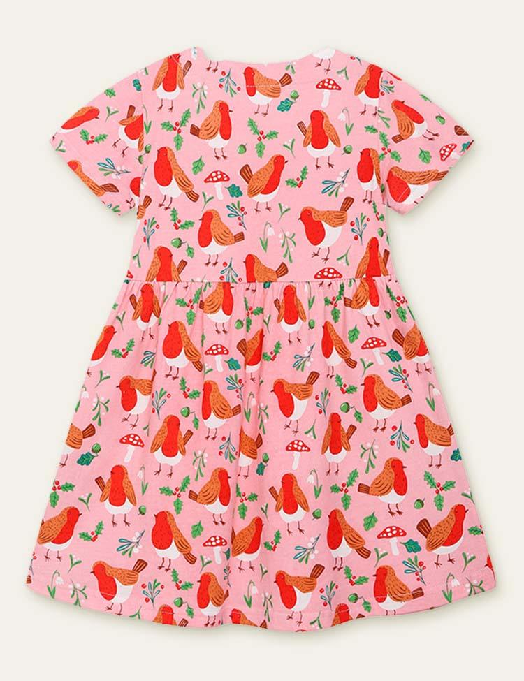 Bird Cartoon Dress - CCMOM