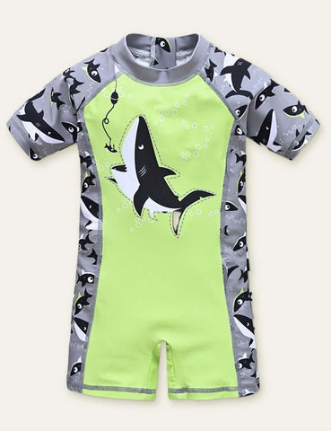 Shark Dinosaur One-Piece Swimsuit - CCMOM