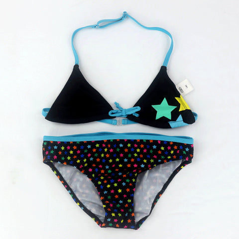 Star Pattern Split  Bikini Swimsuit