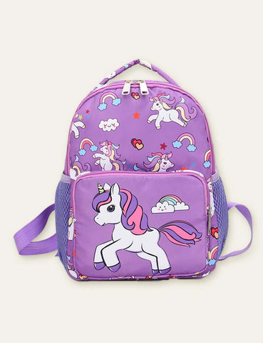 Unicorn Rainbow Full Printed Schoolbag Backpack