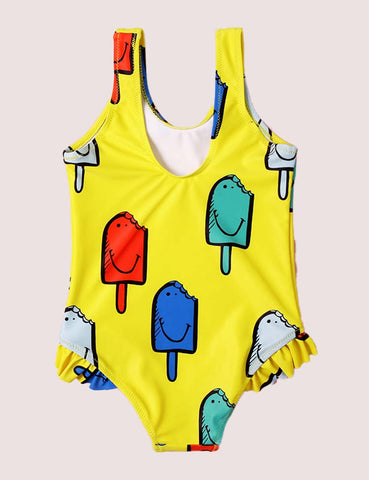 Colorful Ice Cream Swimsuit