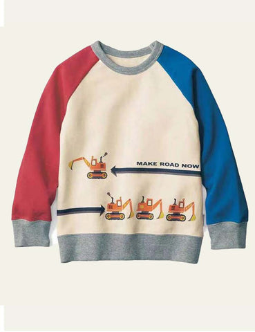 Cartoon Vehicle Sweatshirt