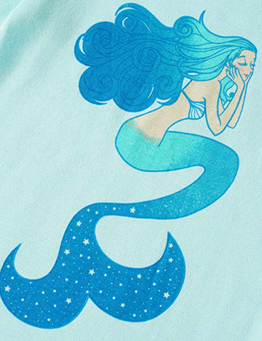 Mermaid Printed Pajamas