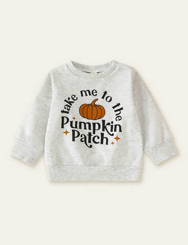 Halloween Pumpkin Printed Long Sleeve T-shirt