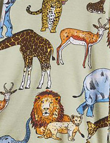 Animal Full Printed Pajamas