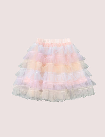 Ice-cream Gradient Tutu Skirt