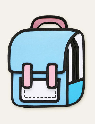 Comic Colorful Schoolbag Backpack