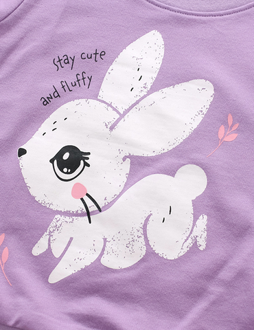 Rabbit Print Sweatshirt