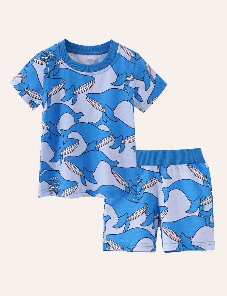 Whale Printed Set - CCMOM