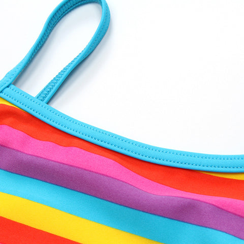 Rainbow Bikini Swimming Suit