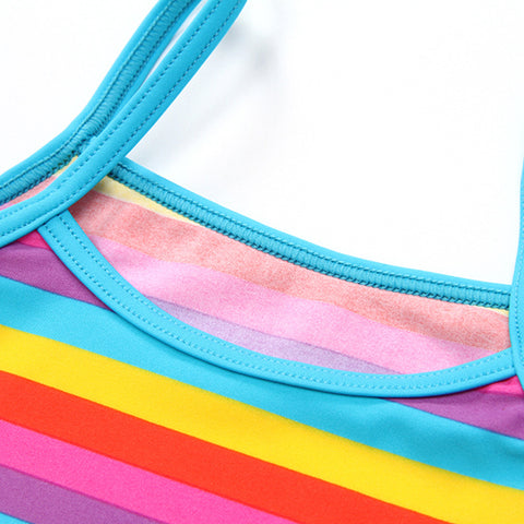 Rainbow Bikini Swimming Suit