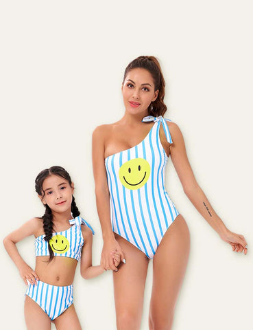 Smile Stripes Family Matching Swimsuit